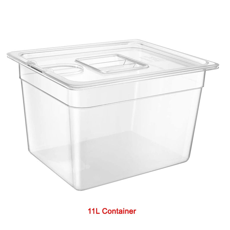 Sous Vide Container and Stainless Steel Sous Vide Rack - 11L