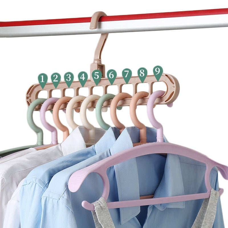 Multi-port Support hangers for Clothes