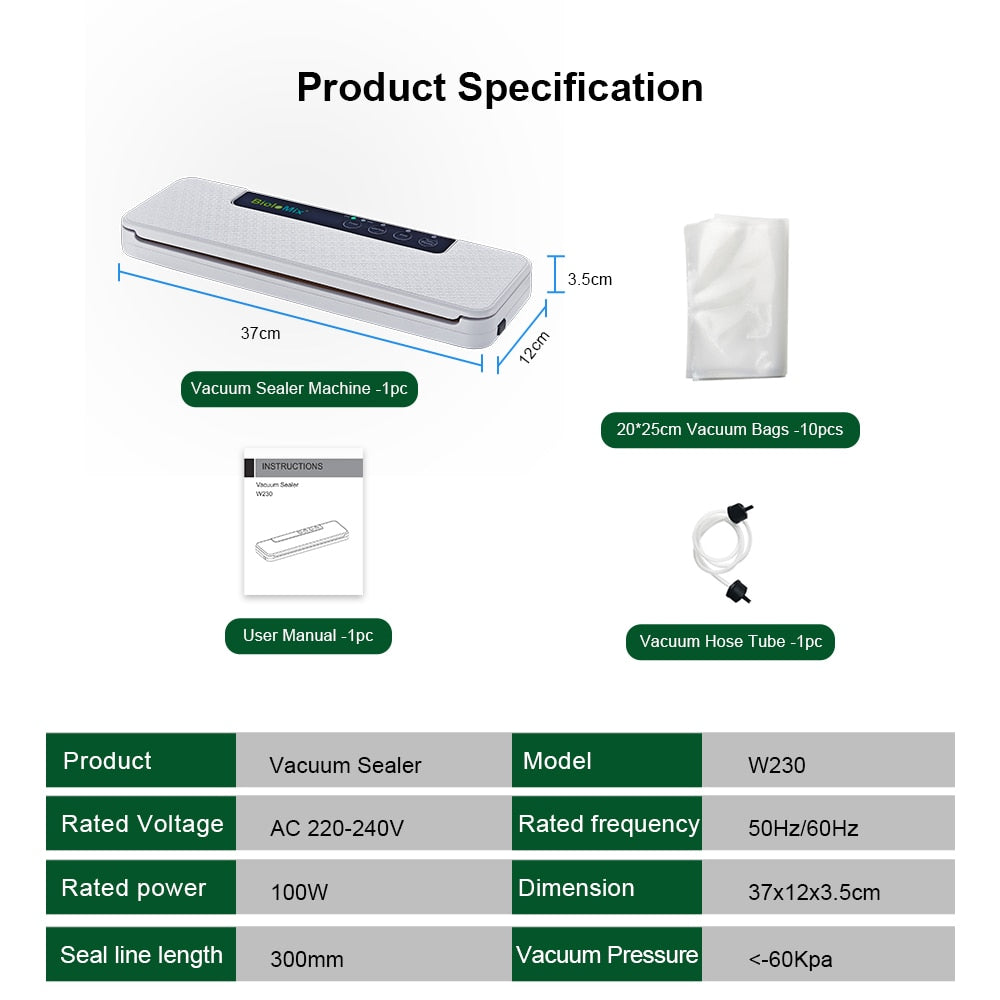 Automatic Food Vacuum Sealer